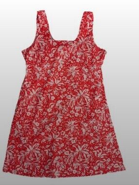 Krimson Klover Redish Orange  and White Floral Mini Dress